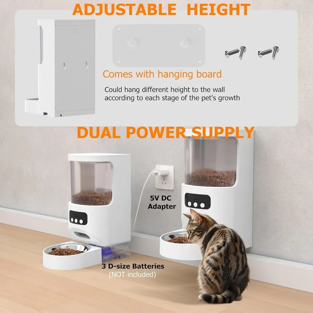 Breed Automatic Cat Feeder With Camera 1080P HD Night Vision