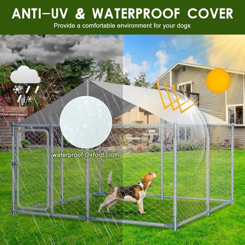 High Concerned Kennel House Mesh Dog Playpen Waterproof Lock