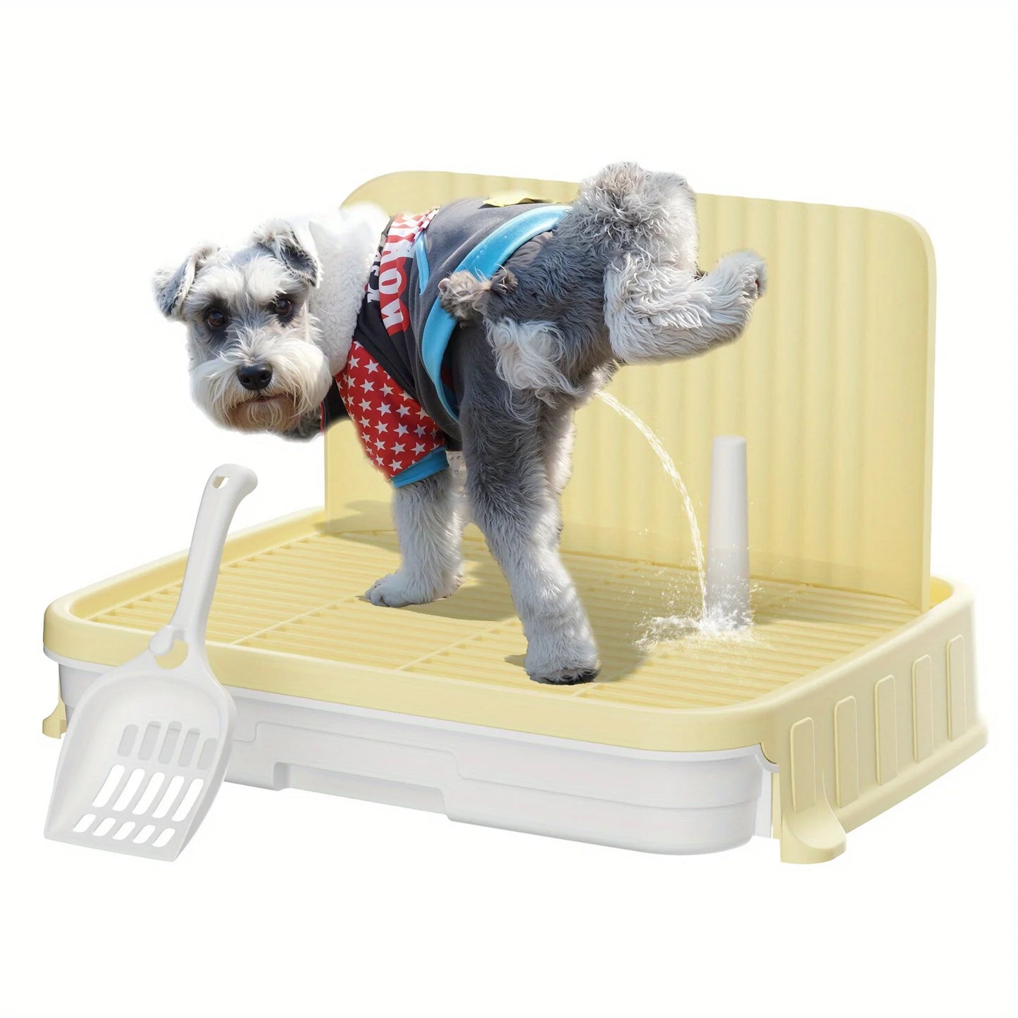 Dog Litter Indoor Potty Tray With Protection Wall No Leak