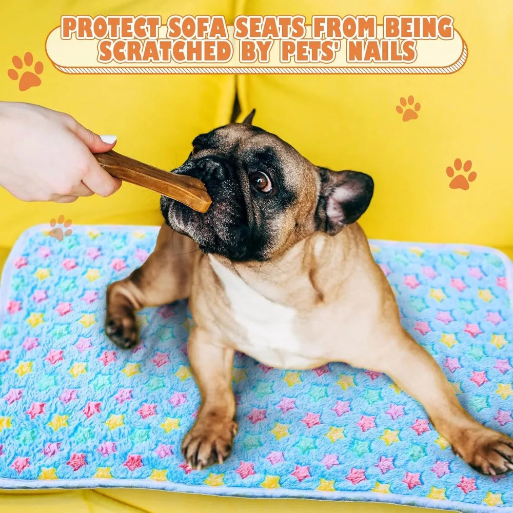 Sweet 18 Pack Fleece Pet Blankets Cozy Sleep Mats For Pets