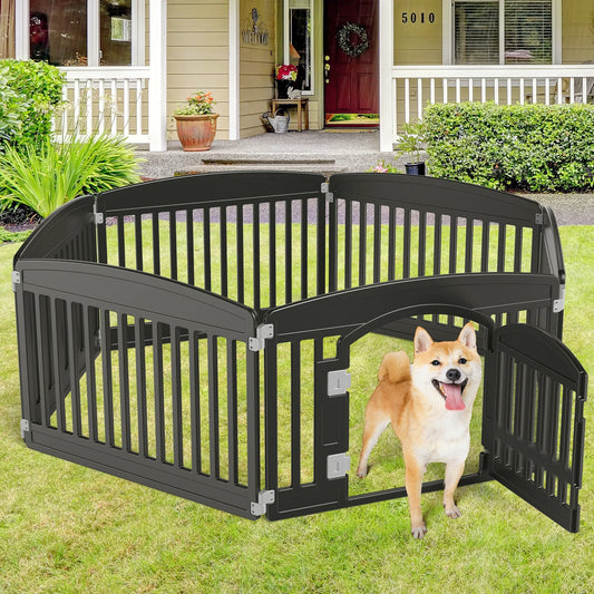 Hignconcerned Dog Playpen Safe Outdoor Portable Fence