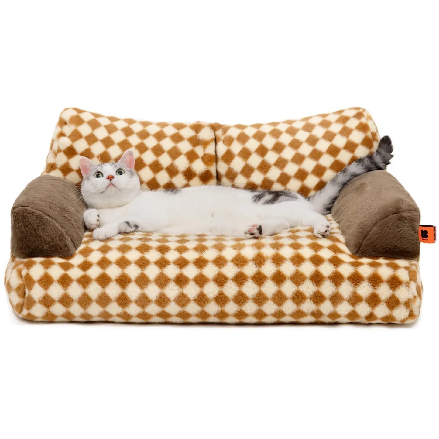MEWOOFUNCN Pet Couch Bed For Cats And Small Dogs Cozy