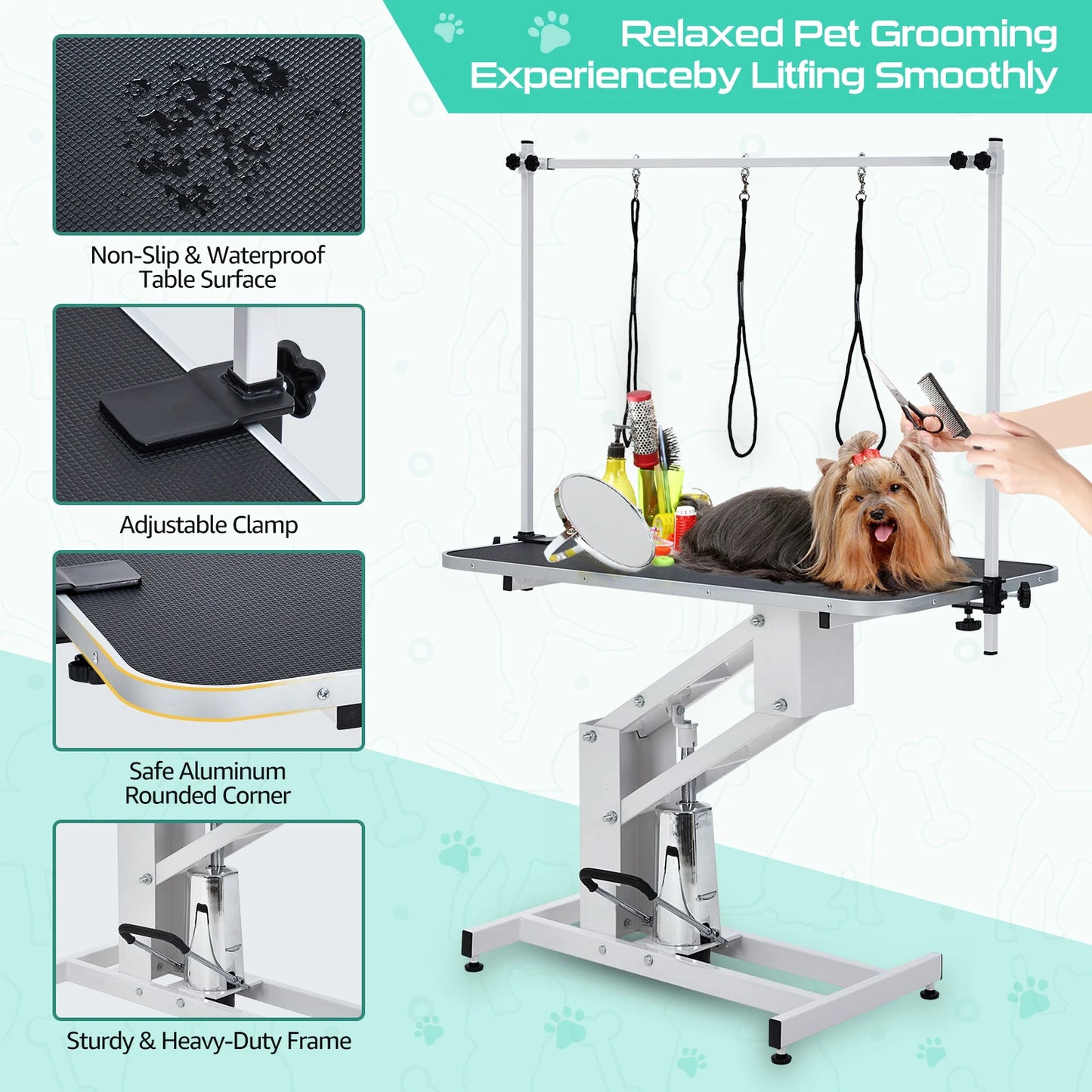 Hign Concerned Hydraulic Dog Grooming Table Heavy Duty Pro
