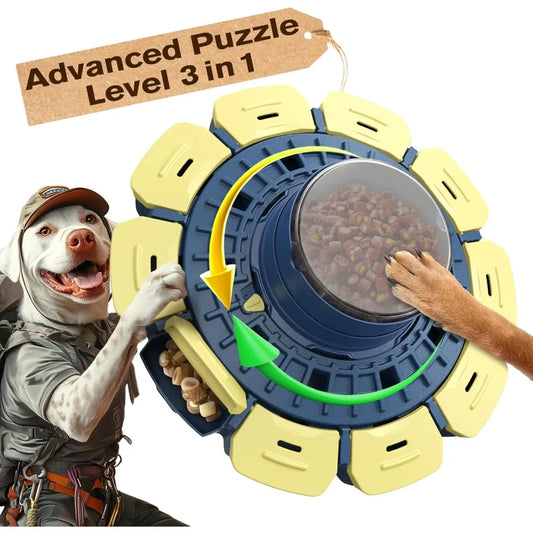 Hign Concerned KADTC 3 In 1 Hard Dog Puzzle Toy For Dogs