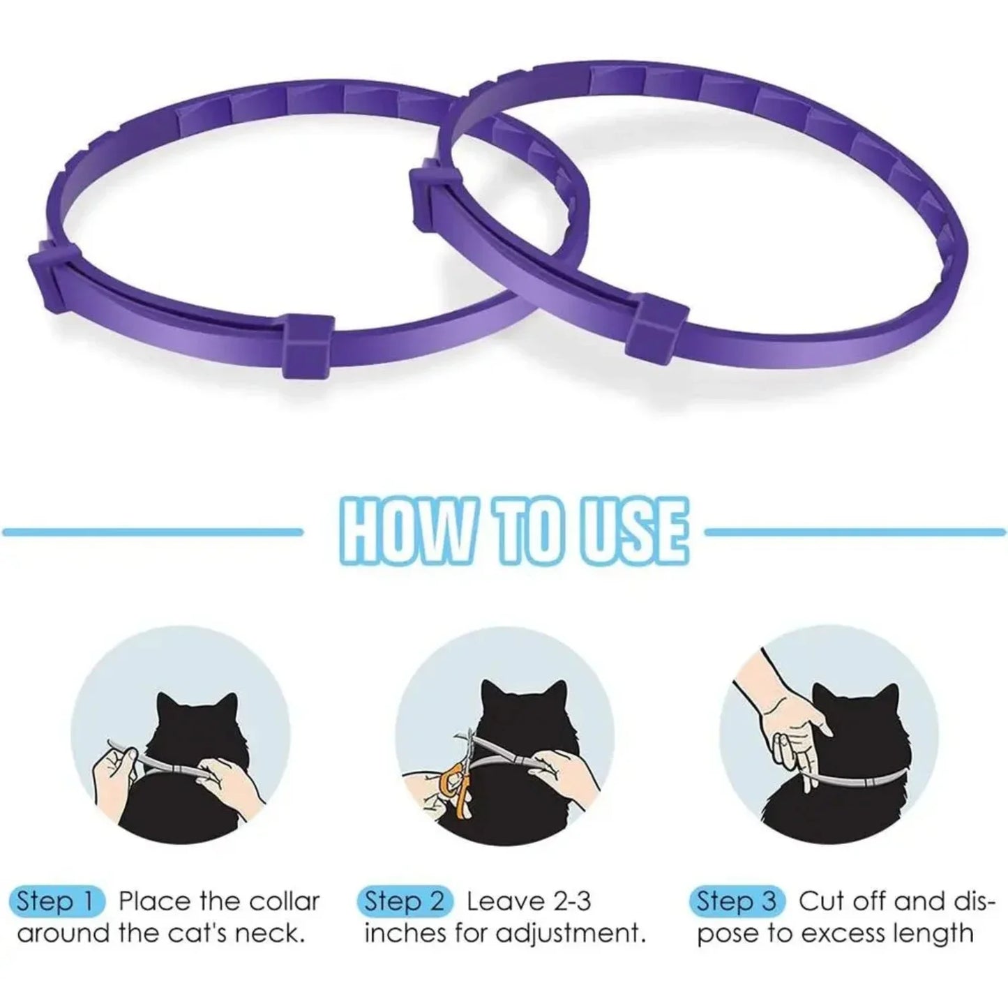 RelaxoPet Calming Collar Anxiety Relief For Dogs And Cats
