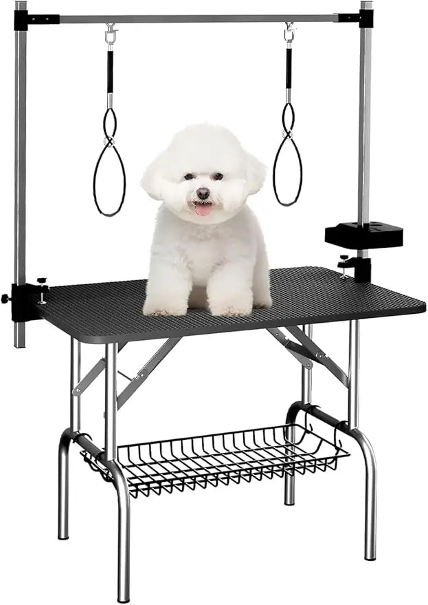 Folding Dog Grooming Table For Home Use Stainless Steel