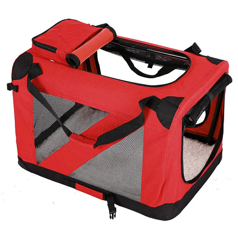 ABQP Car Travel Dog Cage Kennel Carrier Bag For Pets