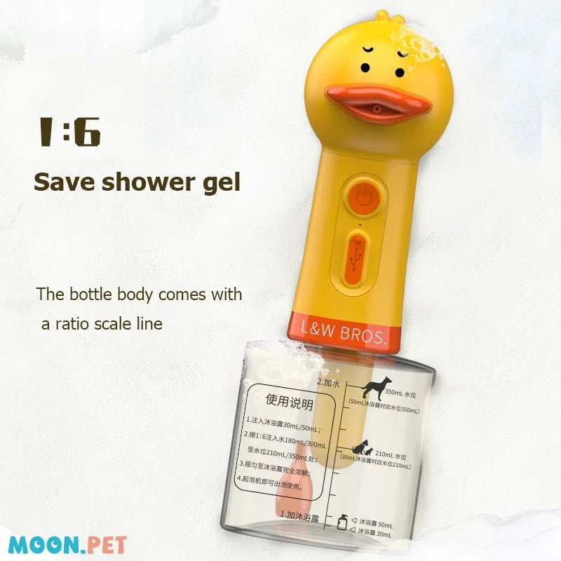 LISMCN Electric Dog Cleaning Foam Machine For Grooming And Bathing