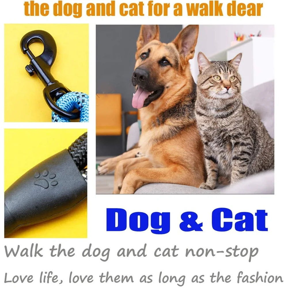 DUTRIEUX Reflective Nylon Dog Leash With Padded Handle