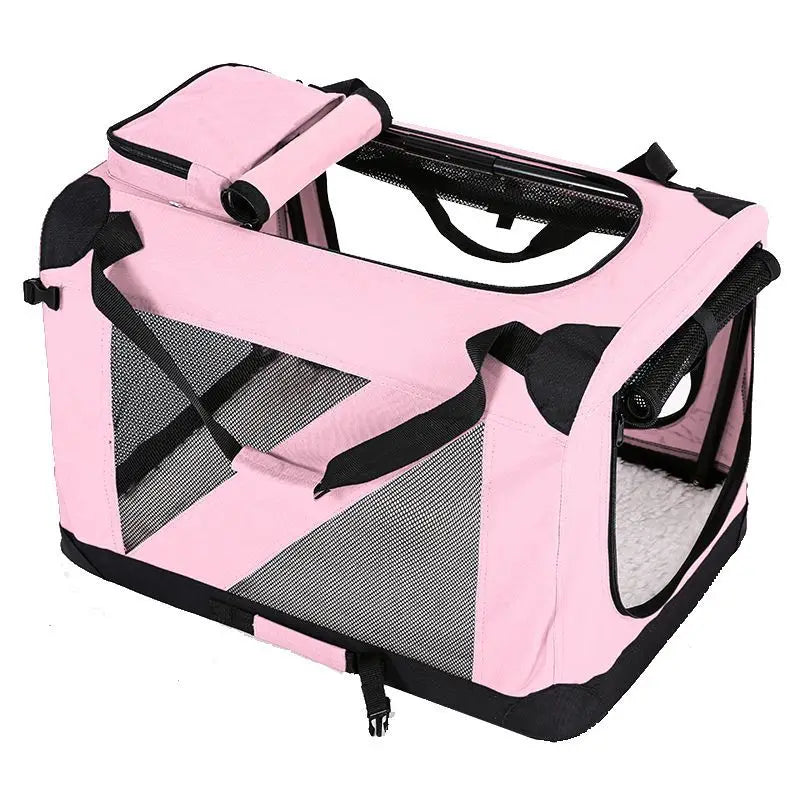 ABQP Car Travel Dog Cage Kennel Carrier Bag For Pets