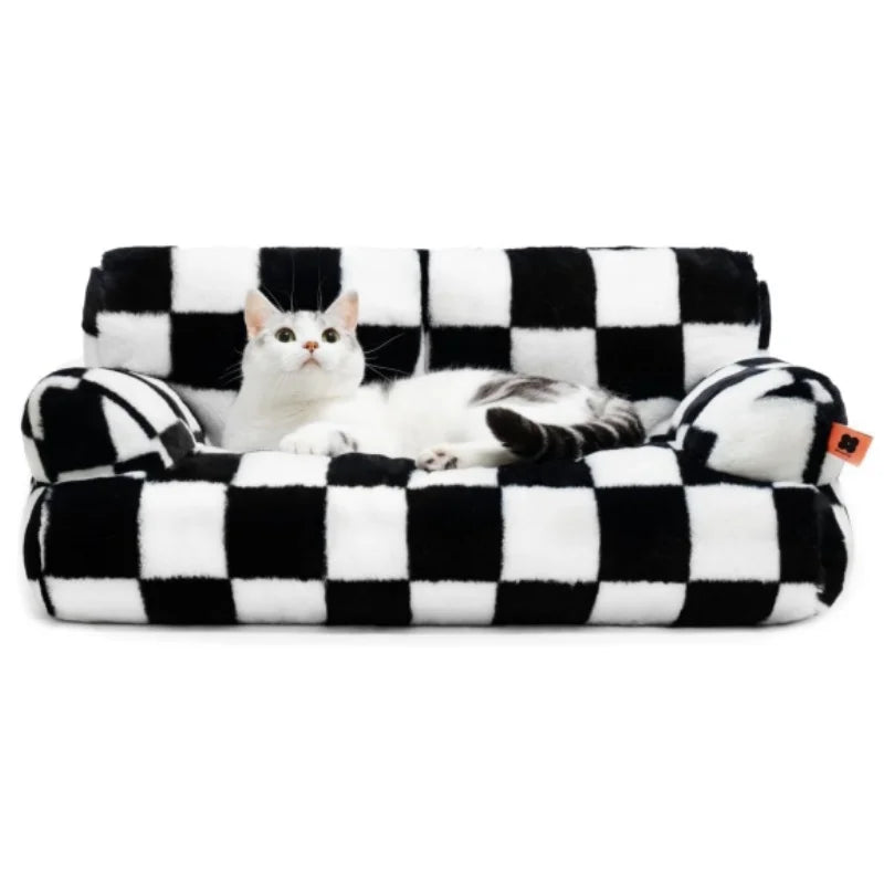 MEWOOFUNCN Pet Couch Bed For Cats And Small Dogs Cozy