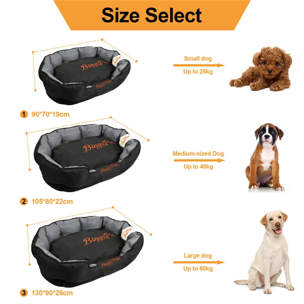 Borwartcn Waterproof Orthopedic Dog Bed Removable Cover