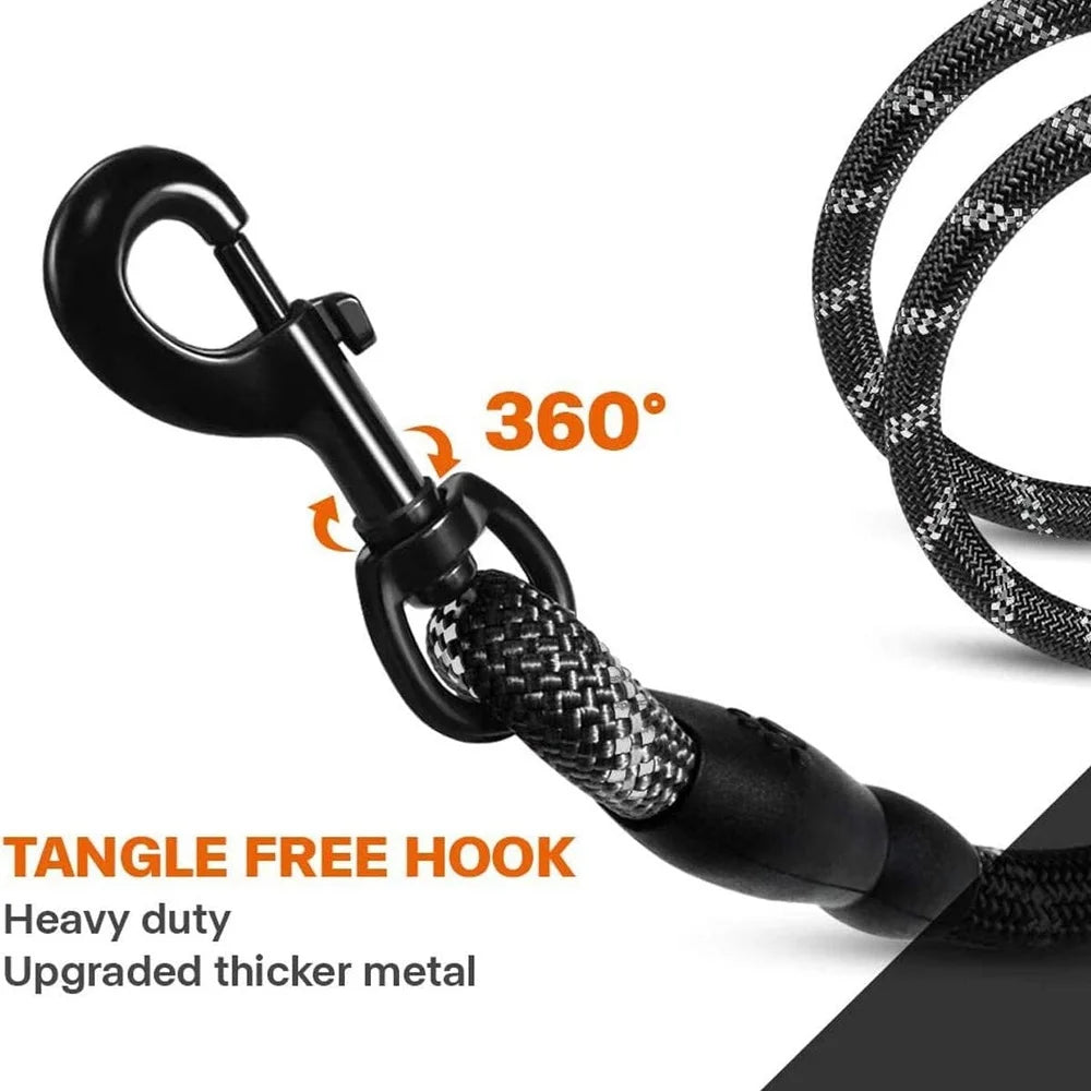 DUTRIEUX Reflective Nylon Dog Leash With Padded Handle