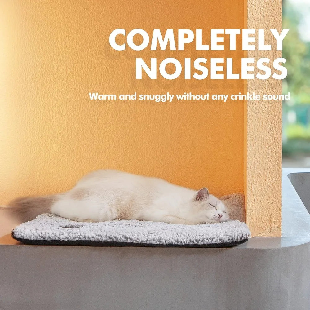 Self Warming Cat Bed With Removable Cover For Pets Indoor