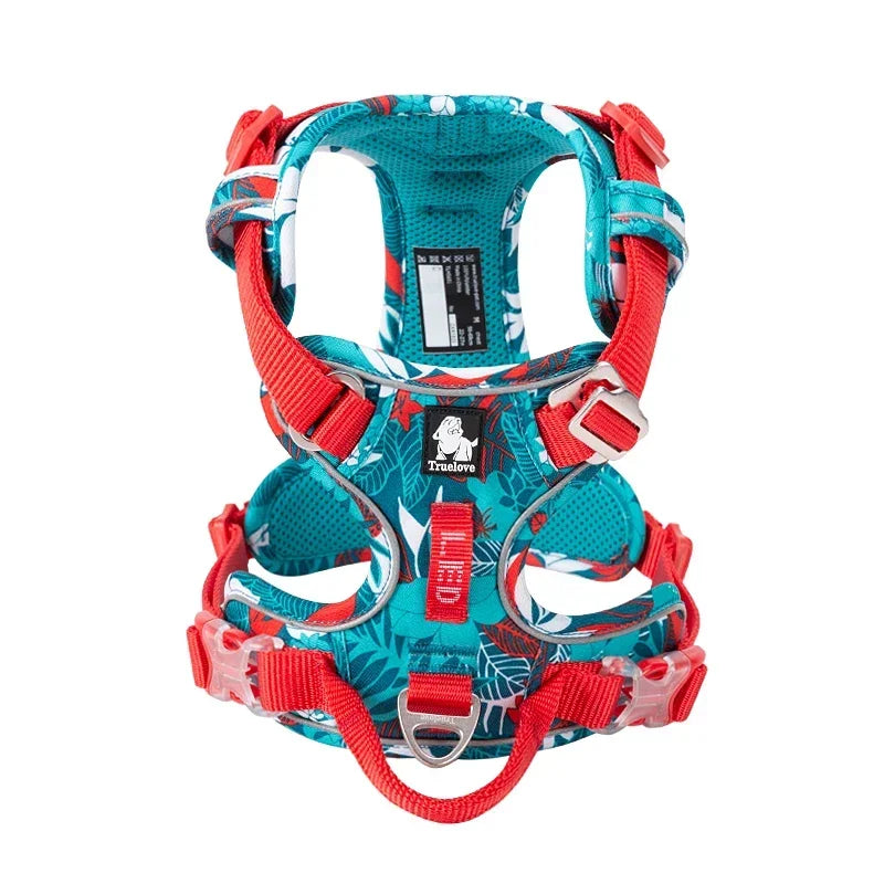 TrueLoveB Explosionproof Dog Harness Camouflage Reflective