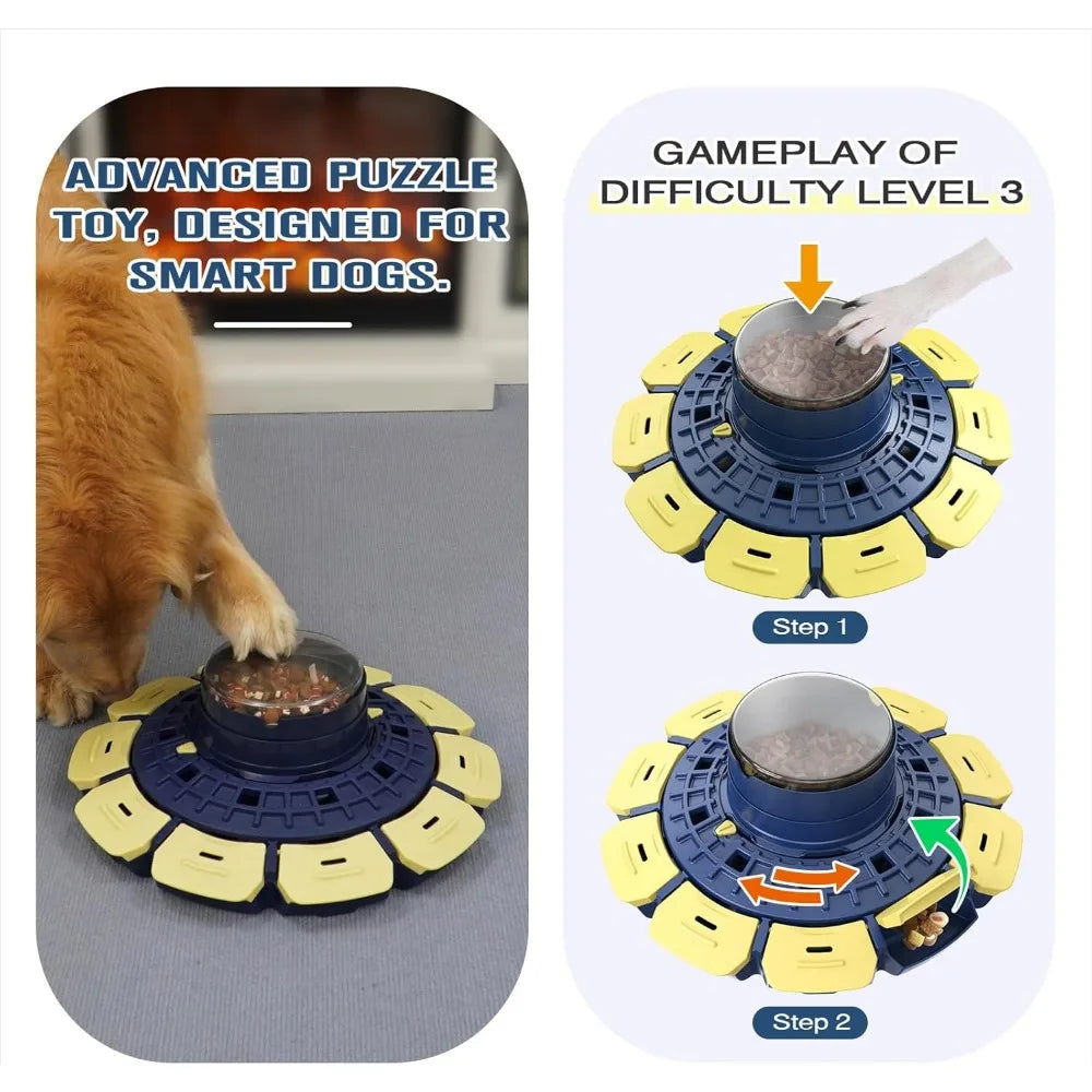 Hign Concerned KADTC 3 In 1 Hard Dog Puzzle Toy For Dogs