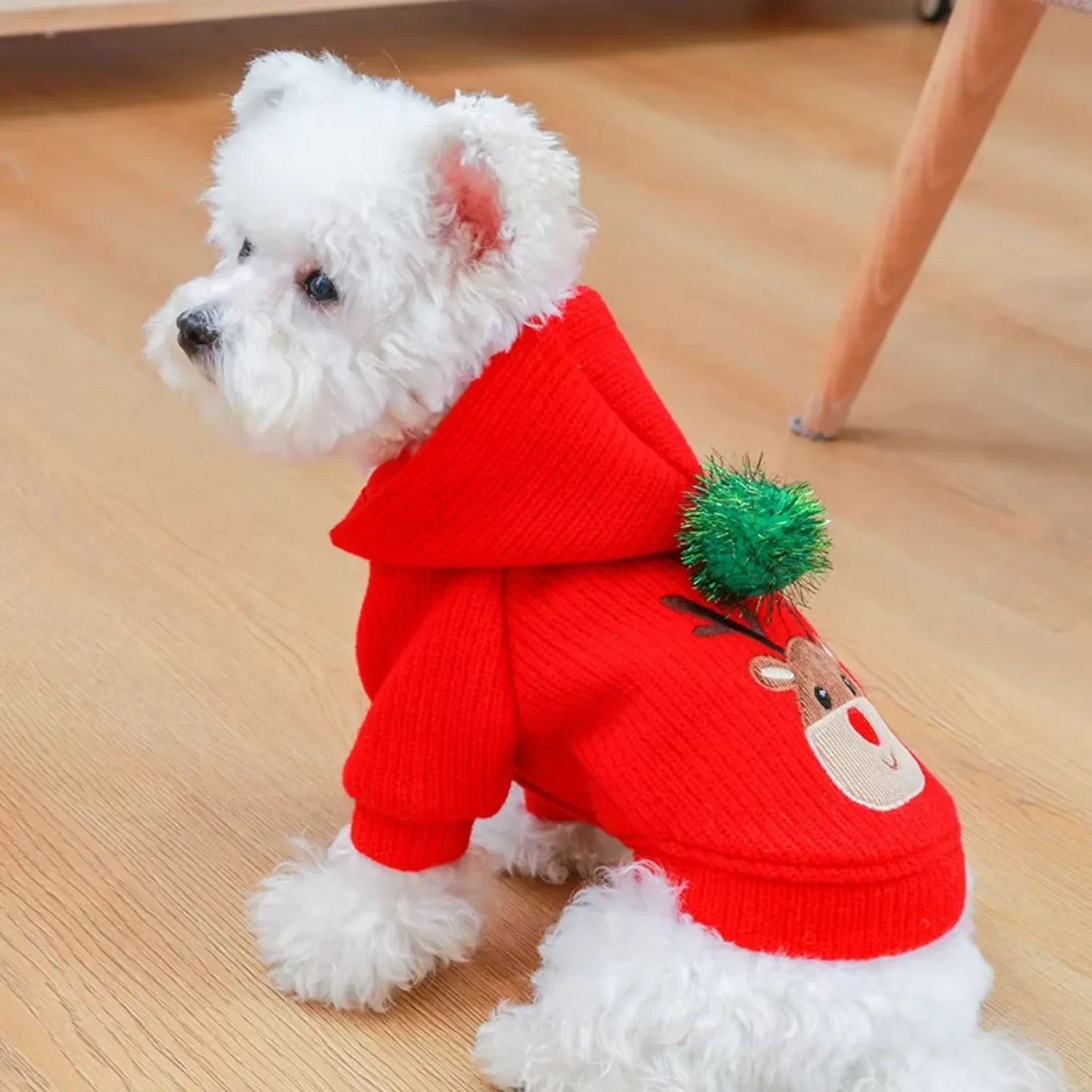 Pet Skirt Dress Warm Winter Christmas Dog Clothes Outfits