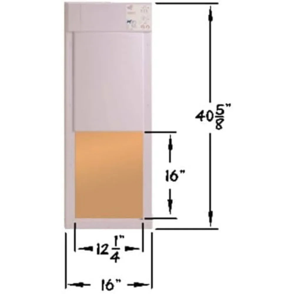 Power Pet Automatic Pet Door Mount 4 Way Access Deadbolt