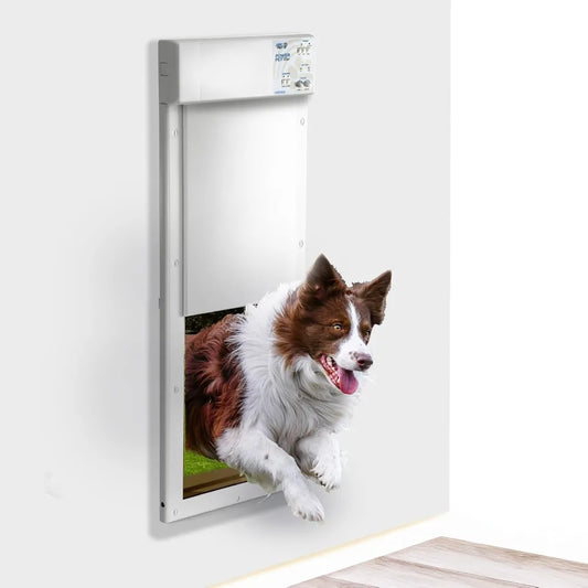 Power Pet Automatic Pet Door Mount 4 Way Access Deadbolt