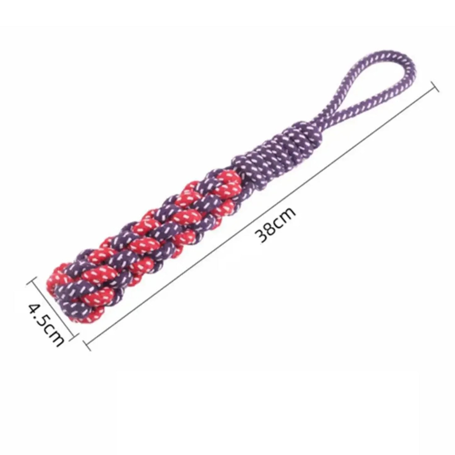 CN Zhejiang Dog Rope Chew Toy Durable Braided Nylon