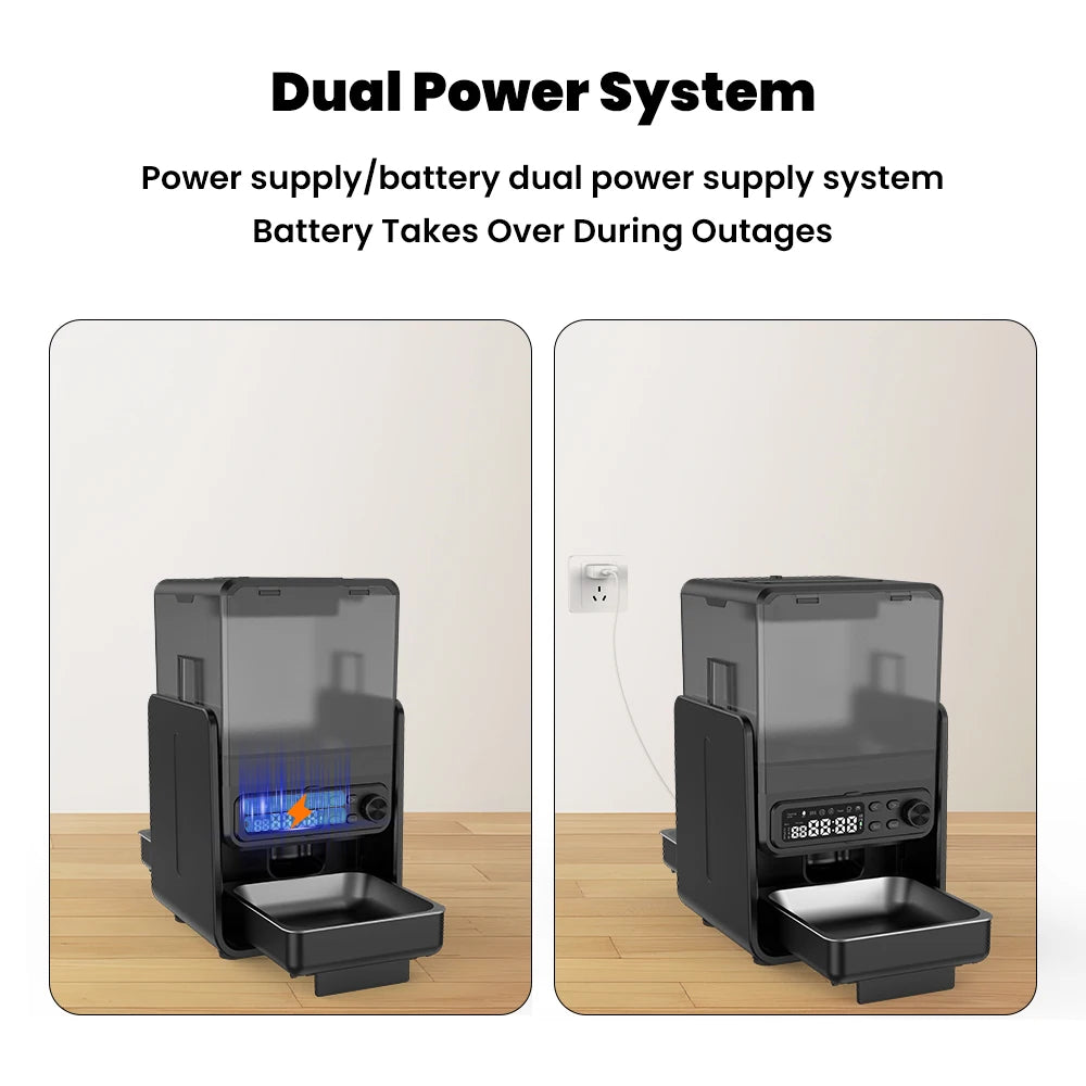 Cityflee Automatic Pet Feeder for Cats and Dogs Timed