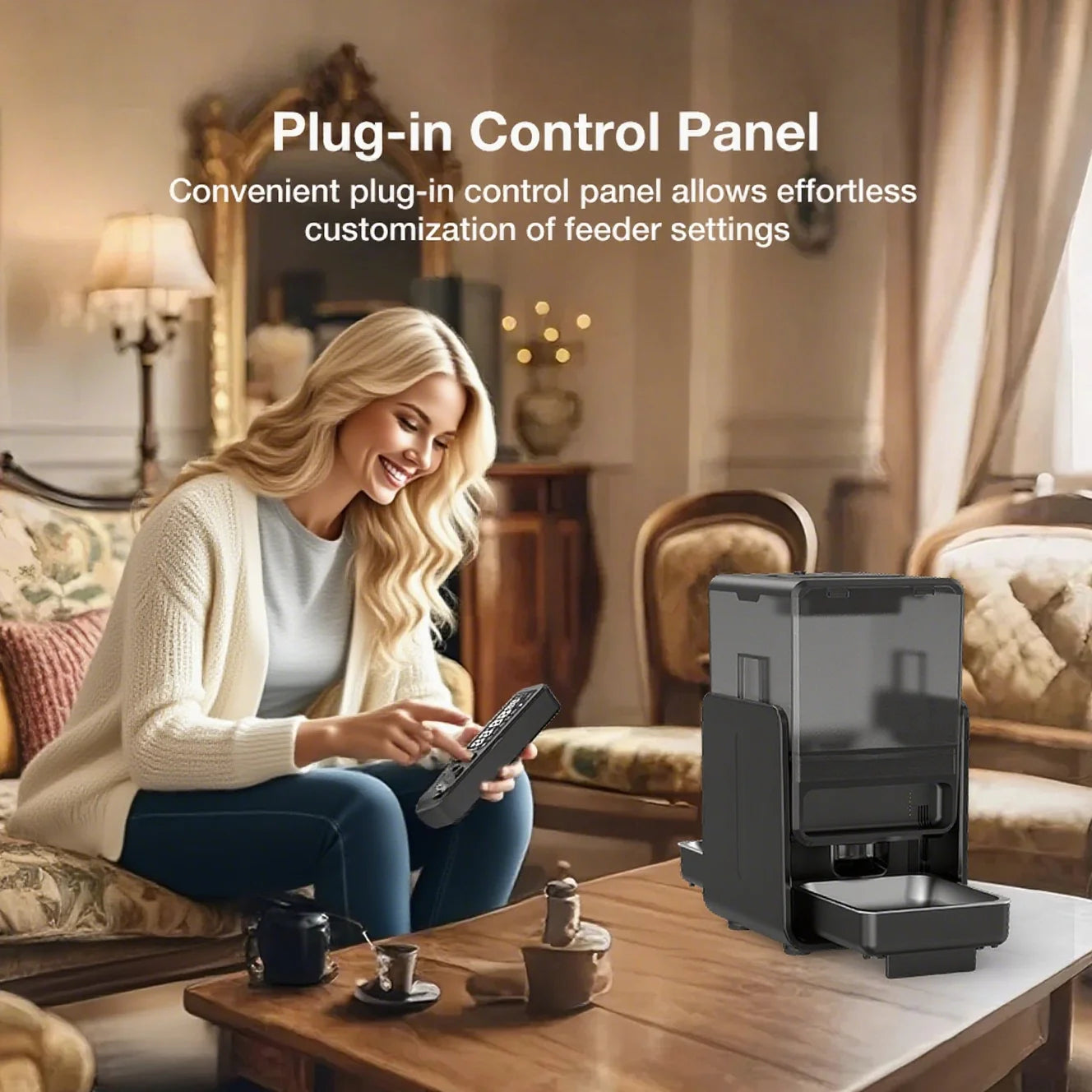 Cityflee Automatic Pet Feeder for Cats and Dogs Timed