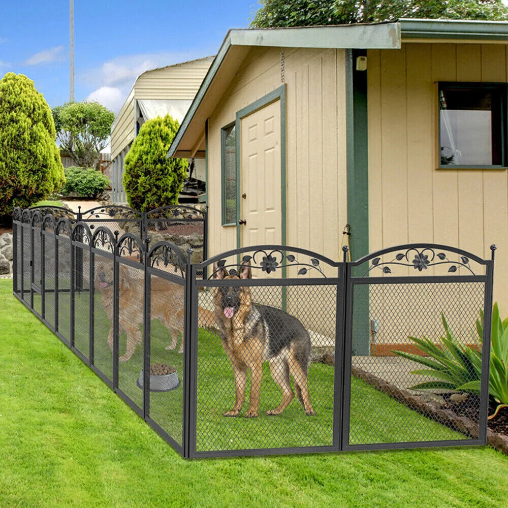 BORWARTH Heavy Duty Dog Playpen Exercise Run Enclosure