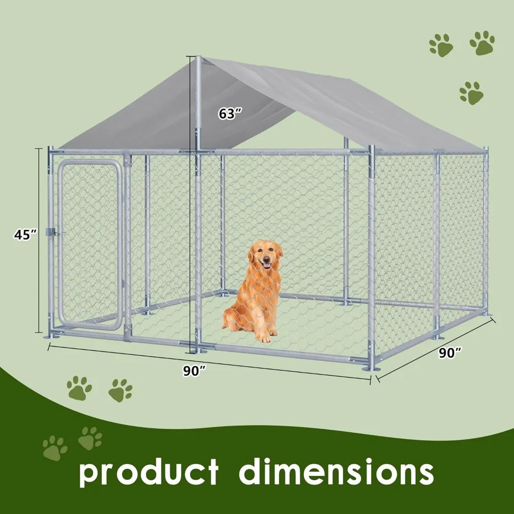 High Concerned Kennel House Mesh Dog Playpen Waterproof Lock