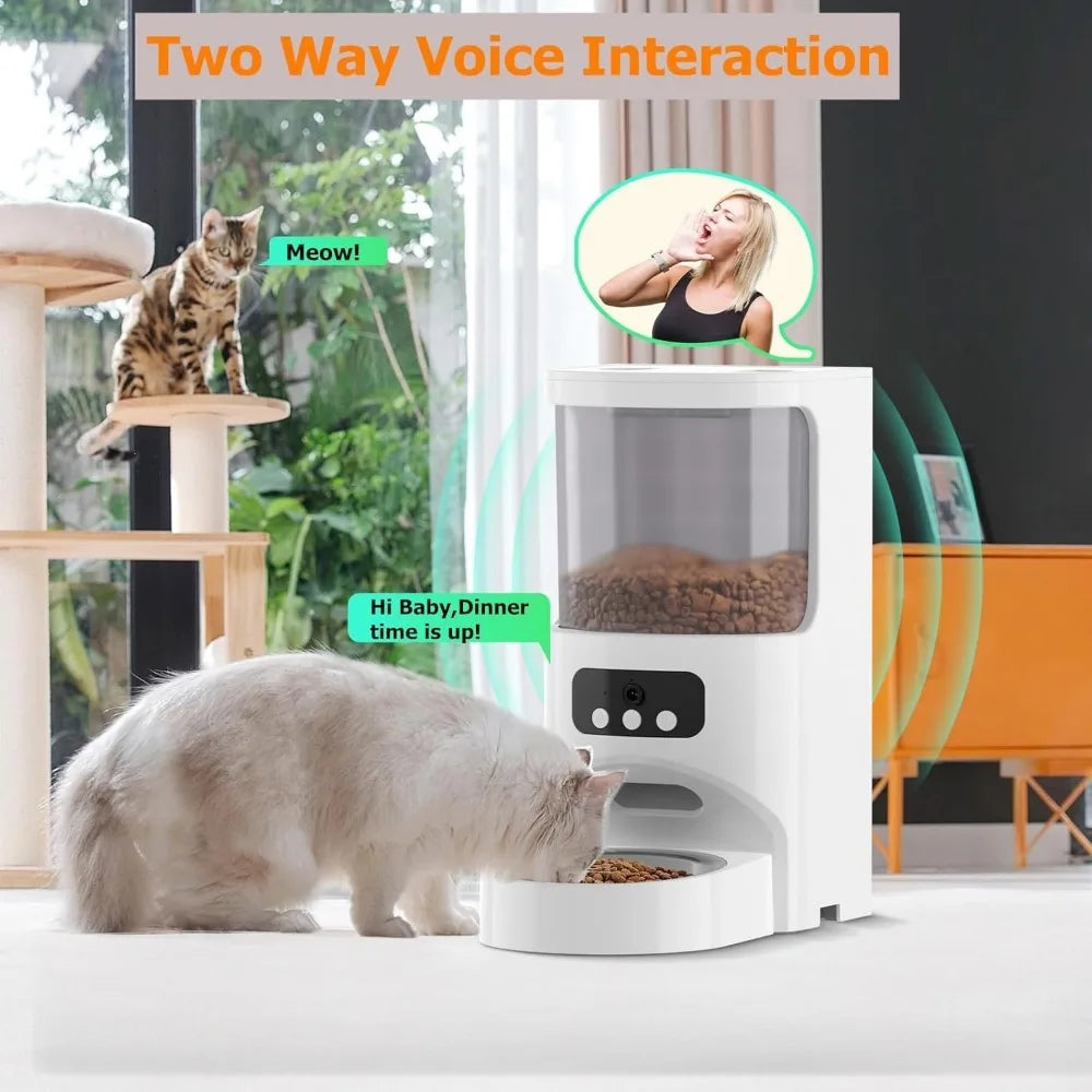 Breed Automatic Cat Feeder With Camera 1080P HD Night Vision