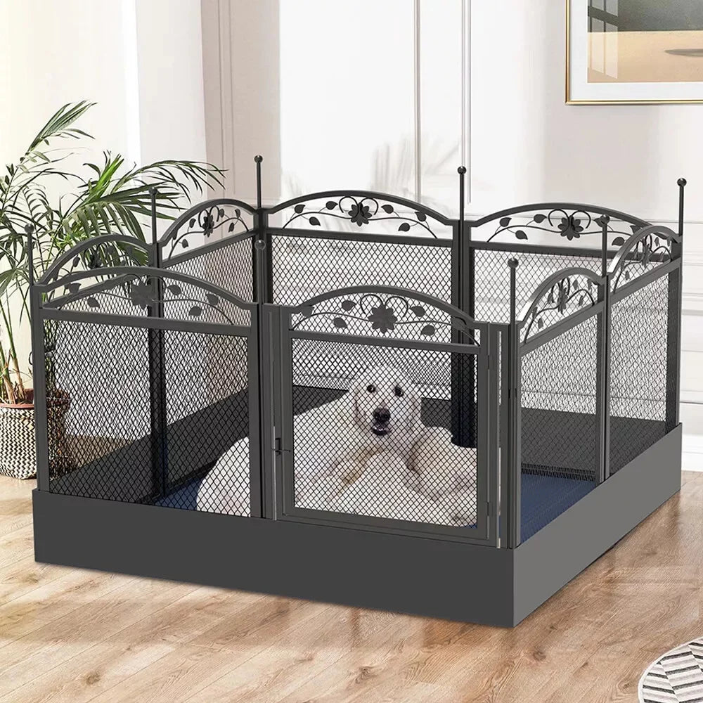 BORWARTH Heavy Duty Dog Playpen Exercise Run Enclosure