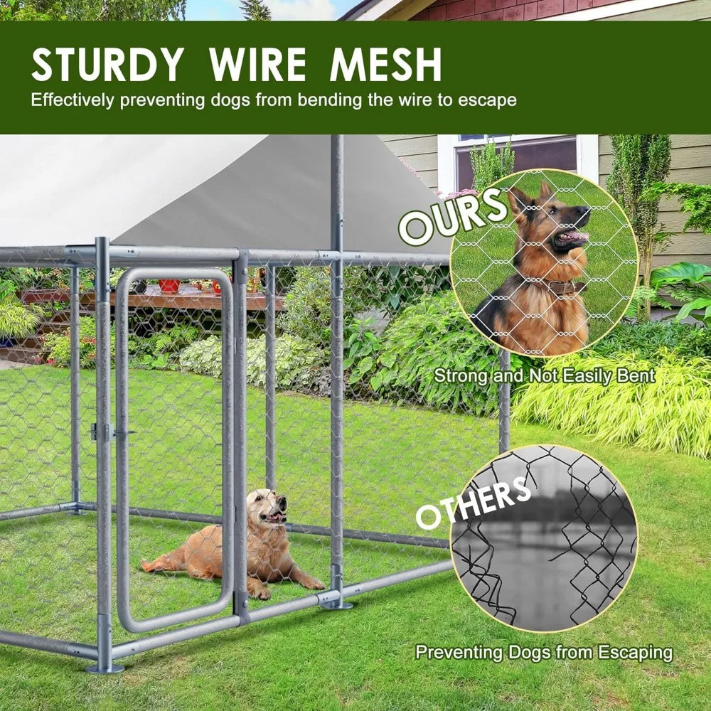 High Concerned Kennel House Mesh Dog Playpen Waterproof Lock