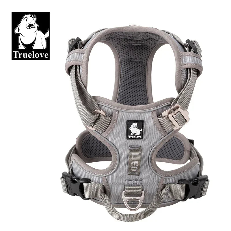 TrueLoveB Explosionproof Dog Harness Camouflage Reflective