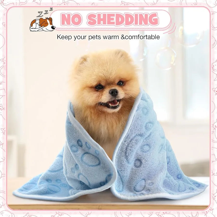 Soft Fleece Pet Blanket For Dogs And Cats Warm Mat
