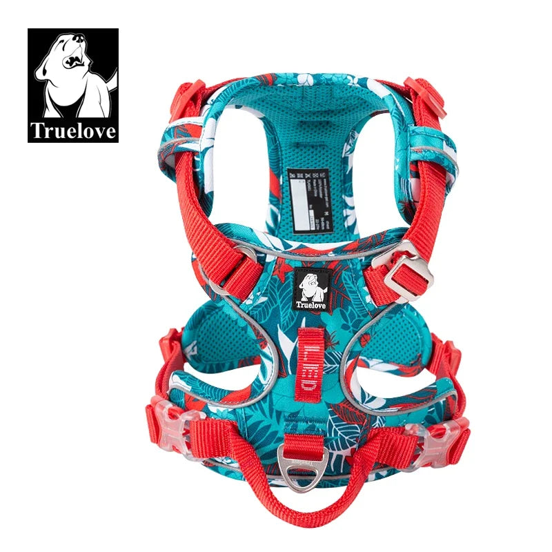 TrueLoveB Explosionproof Dog Harness Camouflage Reflective
