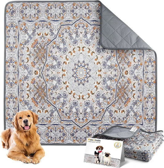 Washable Dog Pee Pads 2 Pack Reusable Training Pads Leakproof