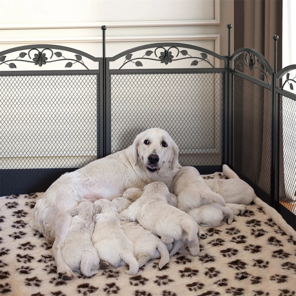 BORWARTH Heavy Duty Dog Playpen Exercise Run Enclosure