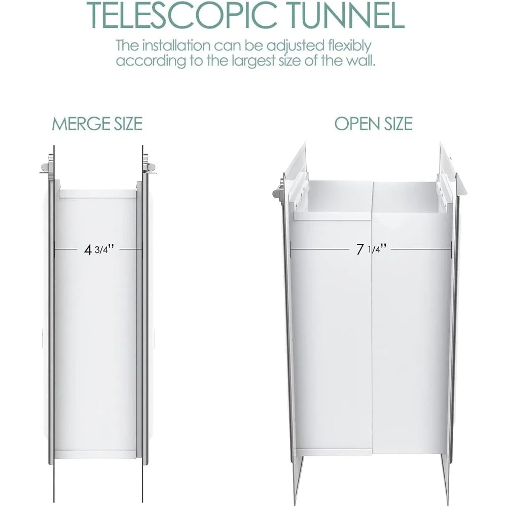 High Concerned Pet Door For Wall With Steel Frame And Tunnel
