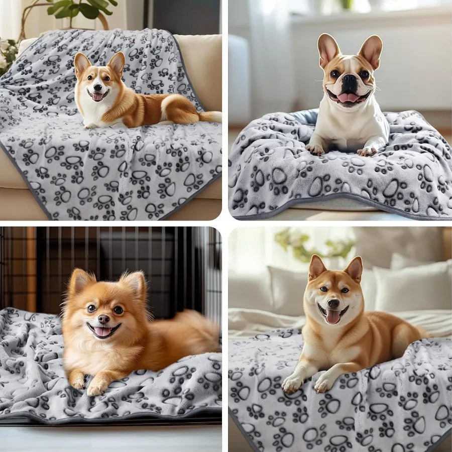 High Concerned Premium Soft Dog Blanket Washable Fleece 300GSM