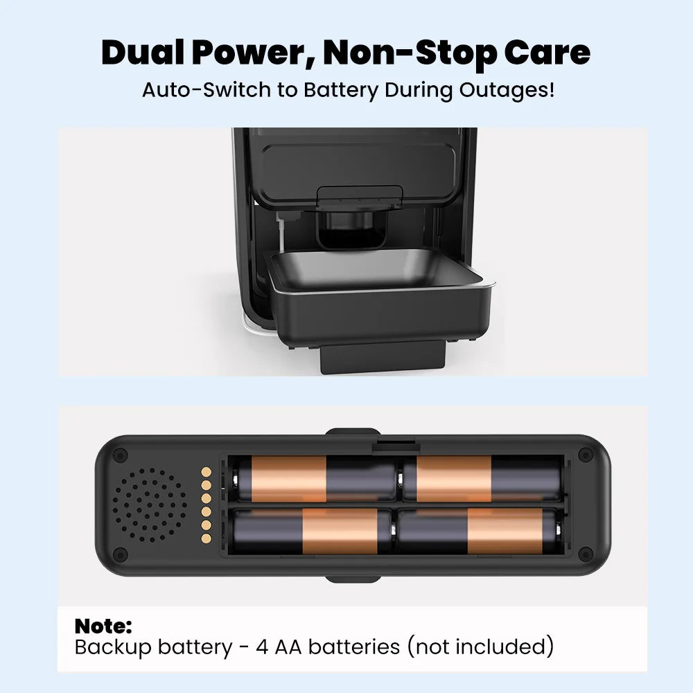 Cityflee Automatic Pet Feeder for Cats and Dogs Timed