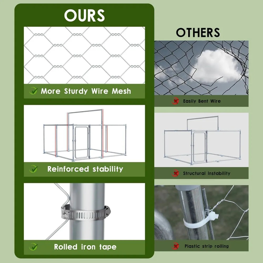 High Concerned Kennel House Mesh Dog Playpen Waterproof Lock