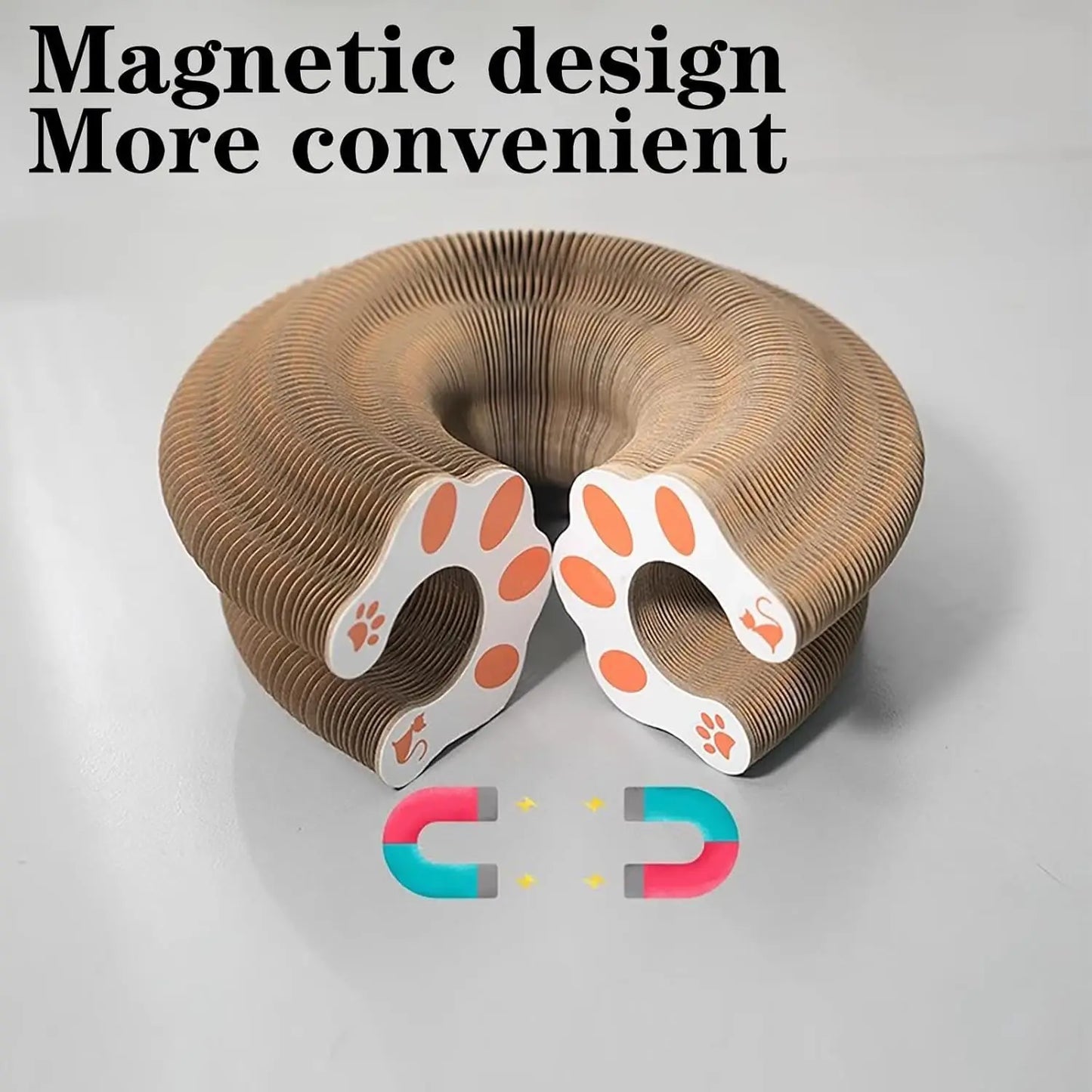 Kitty Kurlz Cat Toy Accordion Foldable Scratcher Board