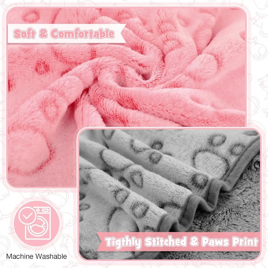Soft Fleece Pet Blanket For Dogs And Cats Warm Mat