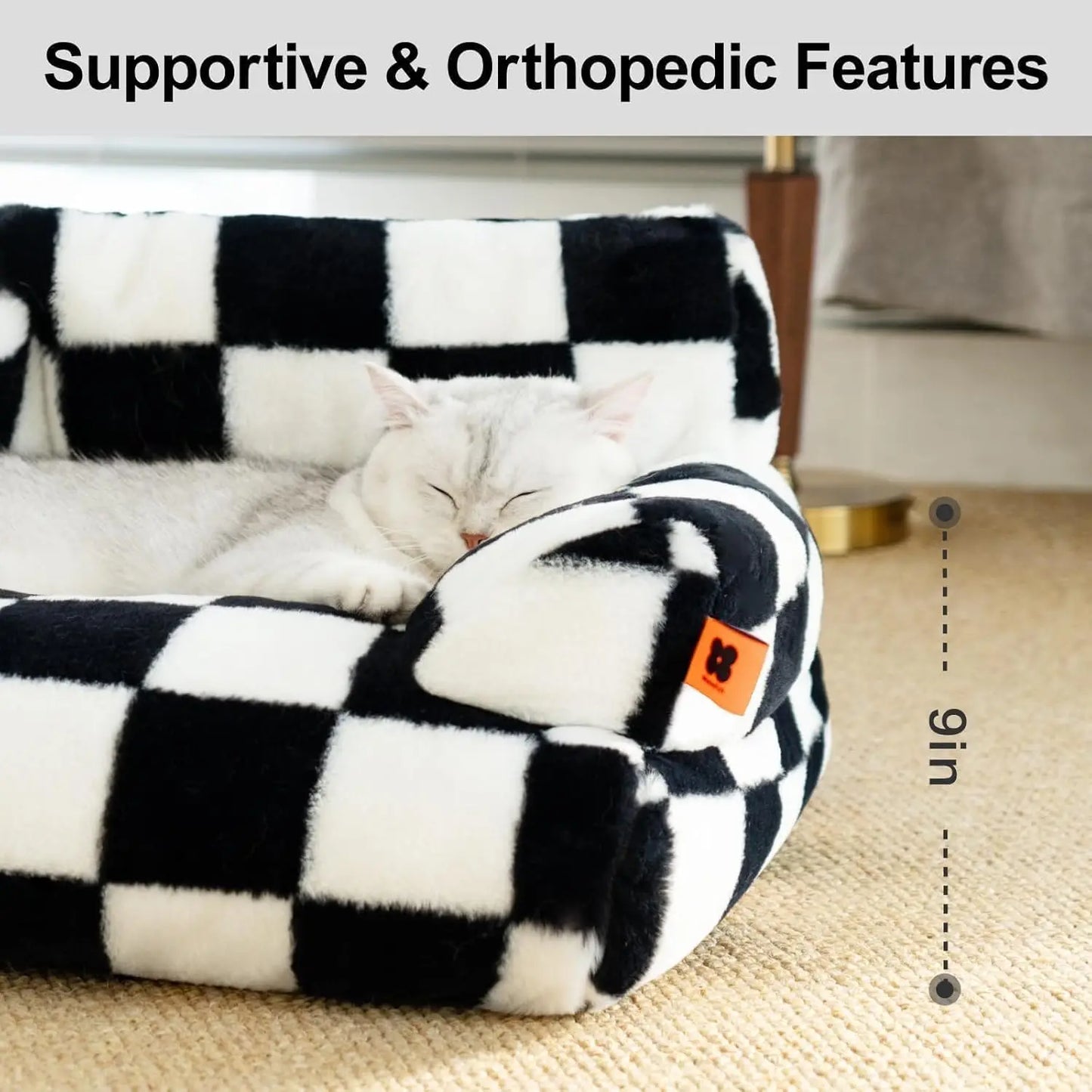 MEWOOFUNCN Pet Couch Bed For Cats And Small Dogs Cozy