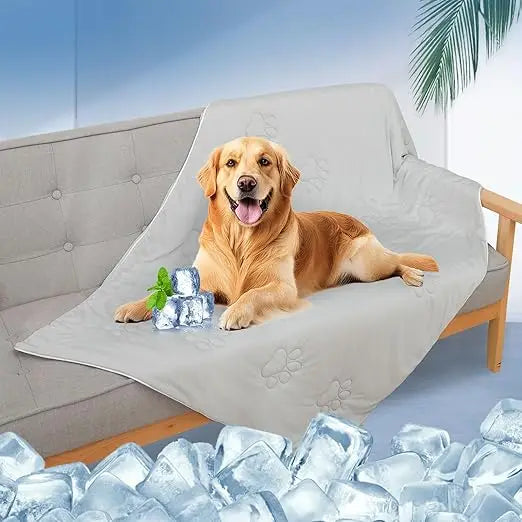 Breed Premium Dog Cooling Blanket With Q Max Cooling