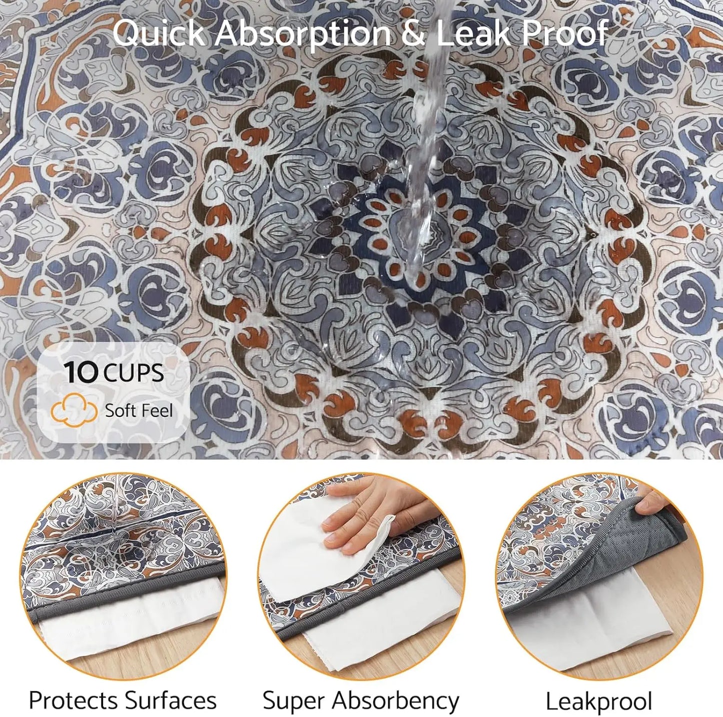 Washable Dog Pee Pads 2 Pack Reusable Training Pads Leakproof