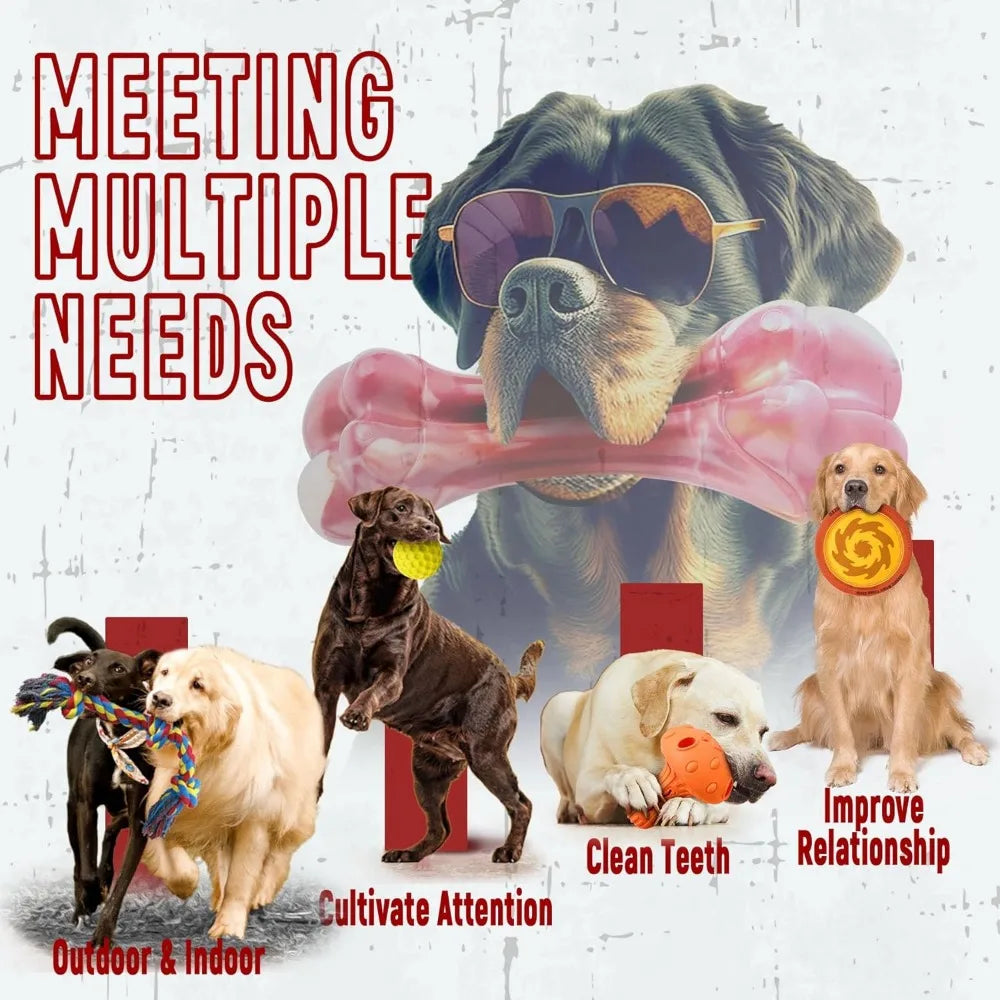 Hign Concerned Chemical Zeaxuie Dog Chew Toys Pack