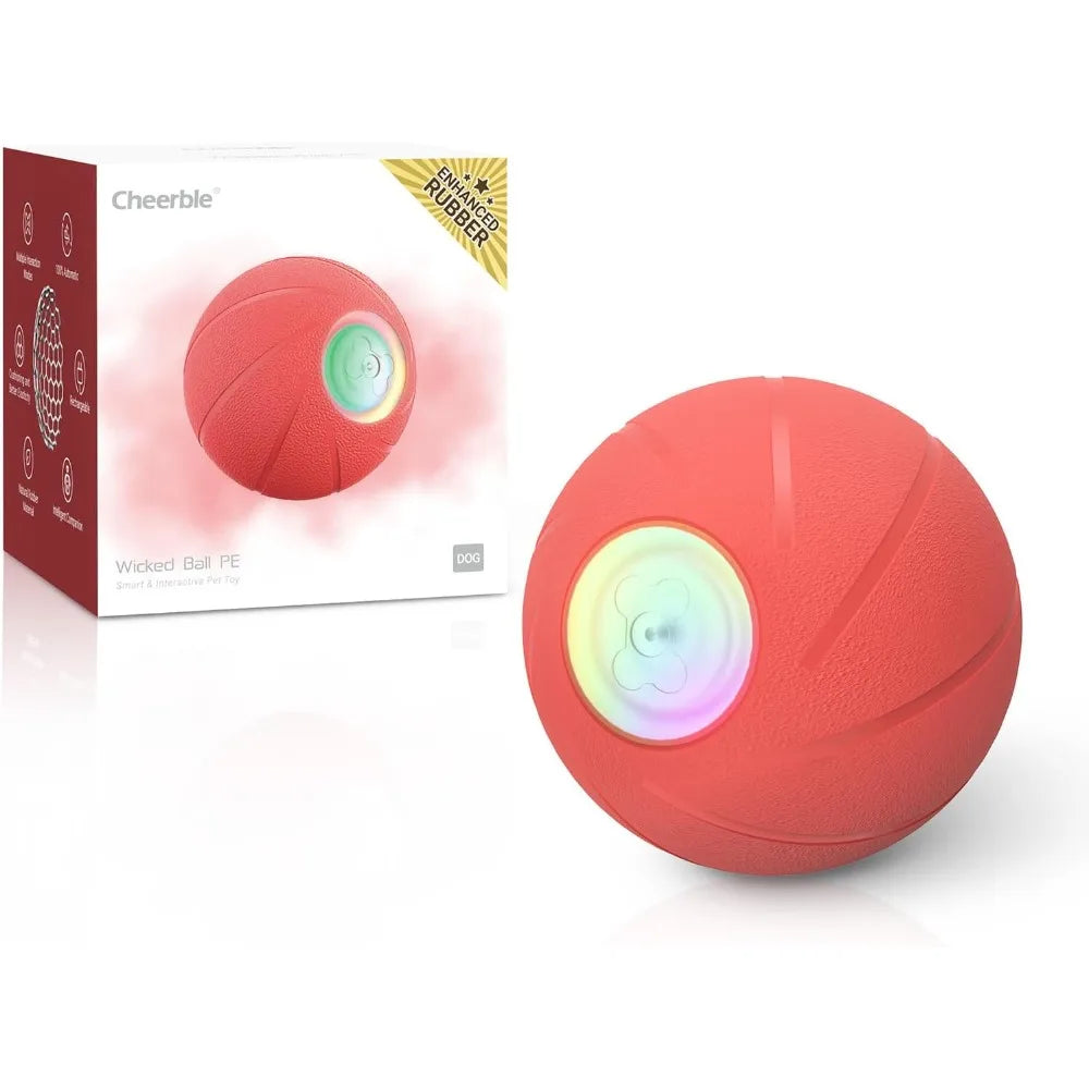 Cheerble Wicked Ball PE Enhanced Rubber Version Dog Toy