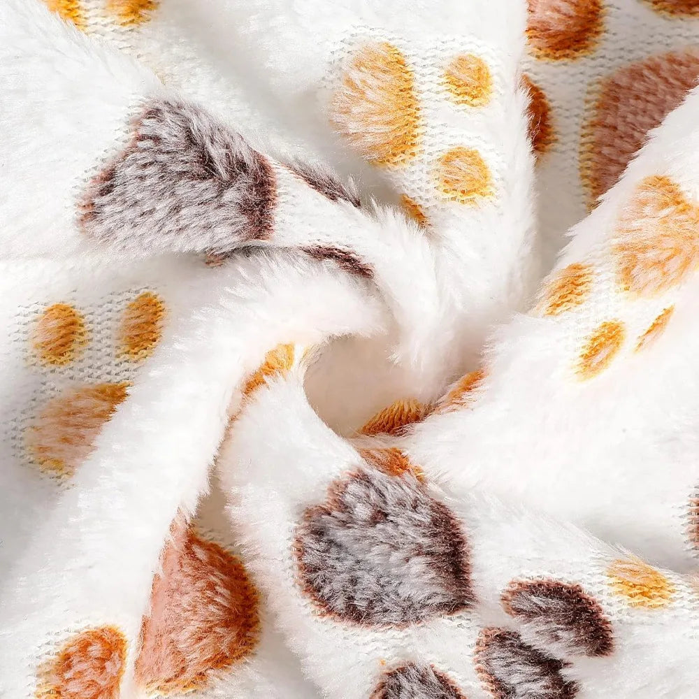 12 Piece Fleece Pet Blanket Set For Dogs And Cats All Season