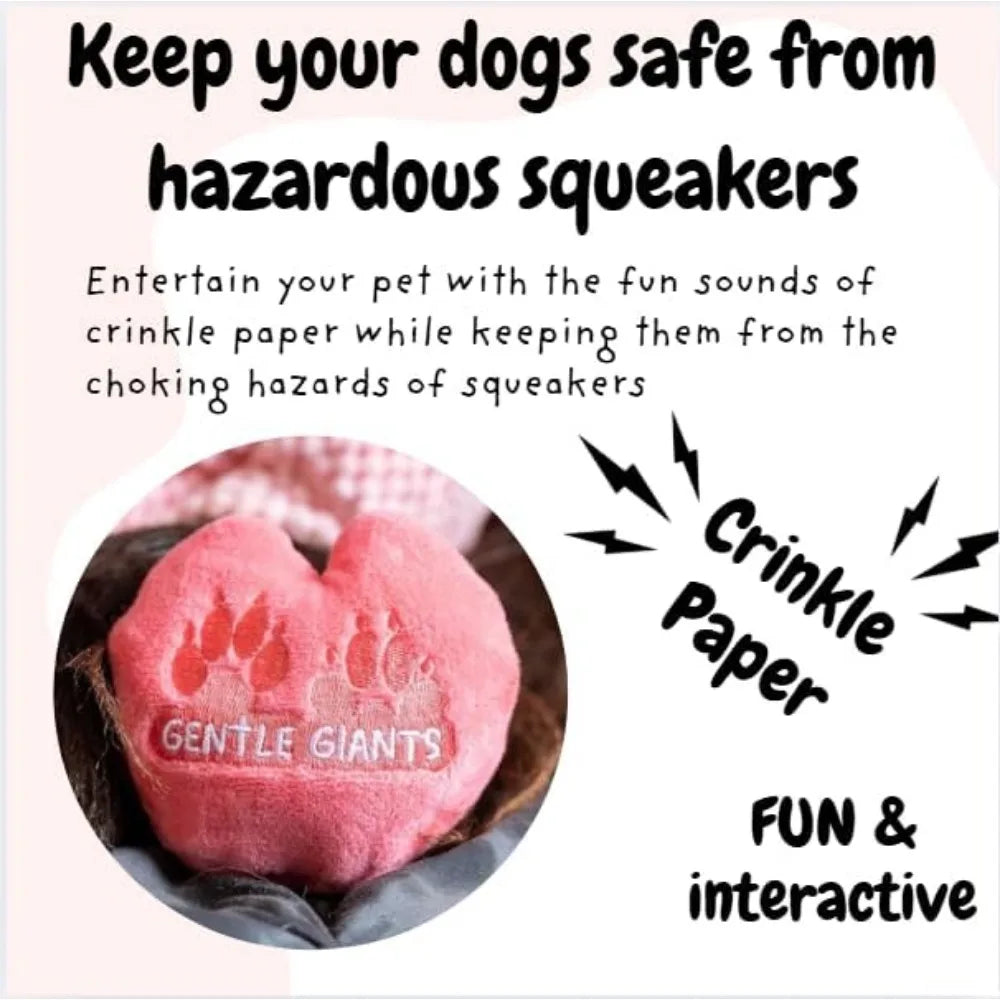 Hign Concerned Gentle Plush Dog Toy Stuffy Enrichment