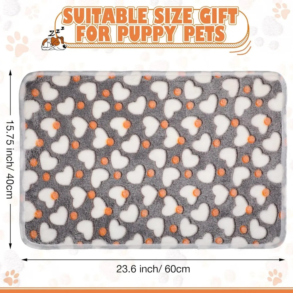 Sweet 18 Pack Fleece Pet Blankets Cozy Sleep Mats For Pets
